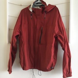 REI red rain shell